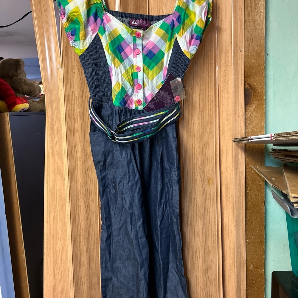 Iris Colorful Patchwork Kids One Piece
